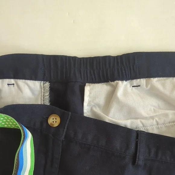 NWT Karen Scott Sport High-Waisted Stretch Belted Shorts 18 Navy Blue Pockets - Picture 6 of 16